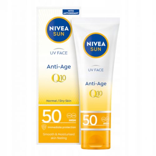  Nivea Sun слънцезащитен крем за слънце с 50 SPF филтър 50 мл