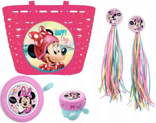  Кошница за велосипед Seven Minnie Mouse розова + 2 други продукта