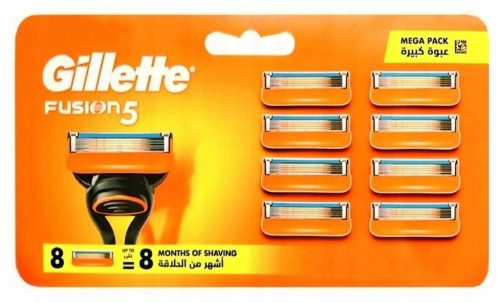  GILLETTE FUSION 5 комплект от 8 патрона