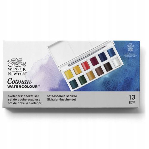  Акварелни бои Winsor & Newton 12 бр х 50 мл