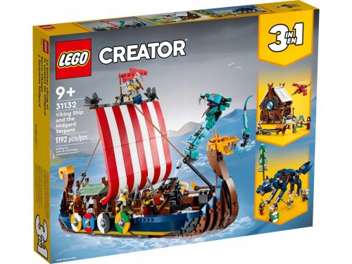  LEGO Creator 3 в 1 31132 Viking Ship and the Midgard Serpent