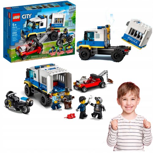  LEGO CITY PRISON PRISON CONVOY 3в1 МОТОЦИКЛЕТ