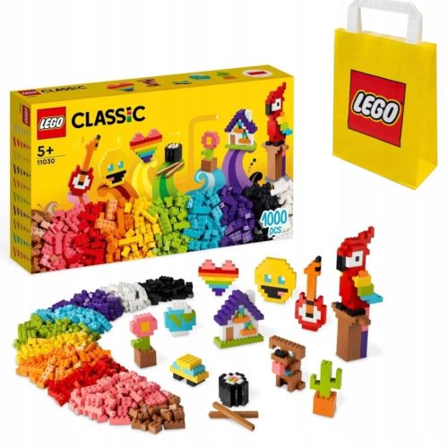  LEGO Classic 11030 Купчина тухли + VP хартиена торба LEGO 6315794 Голям