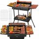  Барбекю, сгъваема електрическа скара Zilan Stand Barbecue Grill черна 2400 W