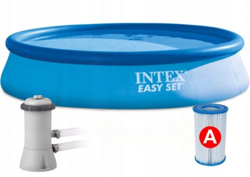  Кръгъл разширителен басейн Intex 396 х 396 см