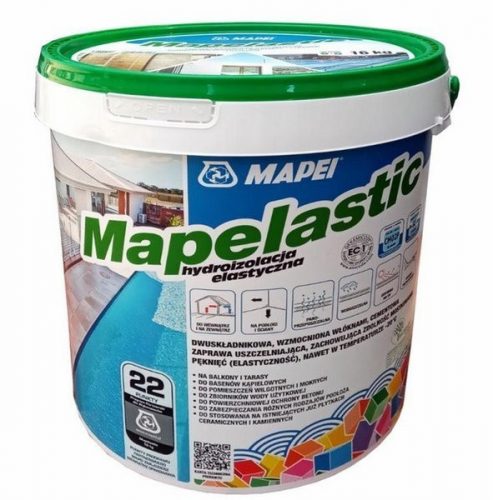 Хидроизолационен разтвор Mapei Mapelastic 16 кг