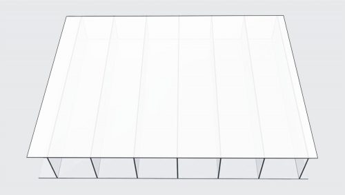 Многостенни поликарбонатни плочи Ultraplast 3 m x 210 cm x 10 mm