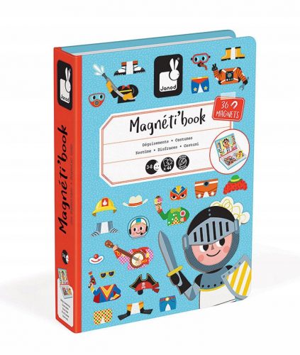  Janod Magnetibook Магнитни блокове Костюми Момче 36 бр.