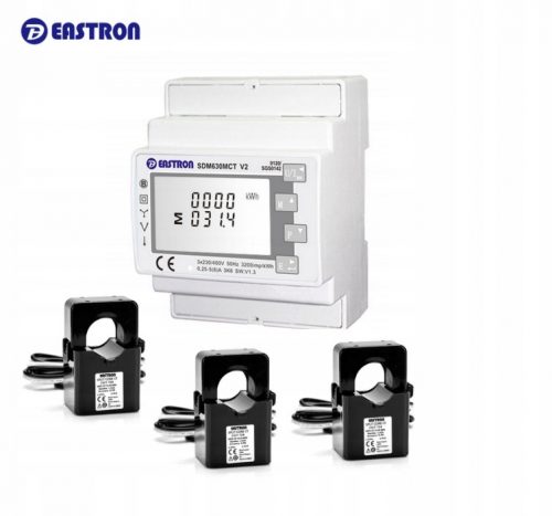 ЕНЕРГОМЕР EASTRON SDM630MCT + ESCT FI24 150A/5A - 3 бр.