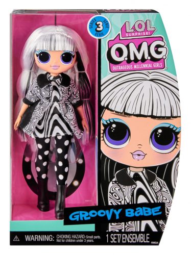  LOL SURPRISE OMG Groovy Babe Series 3 Basic Doll 588573