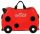  Детски куфар Trunki 18л черен, нюанси на червено