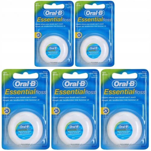  Oral-B Essential Floss восъчен конец за зъби 50 м мента