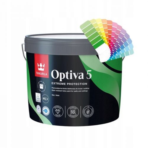 Tikkurila Optiva 5 matt 9 латексова боя за стени