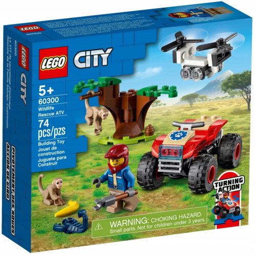  LEGO City 60300 Четворка за спасяване на диви животни