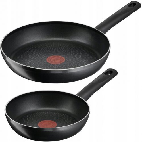 Комплект тиган - Комплект тигани Tefal C3899022, черни, 2 бр.