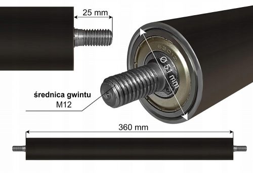 Транспортна ролка Metal-Kolor Roller 360