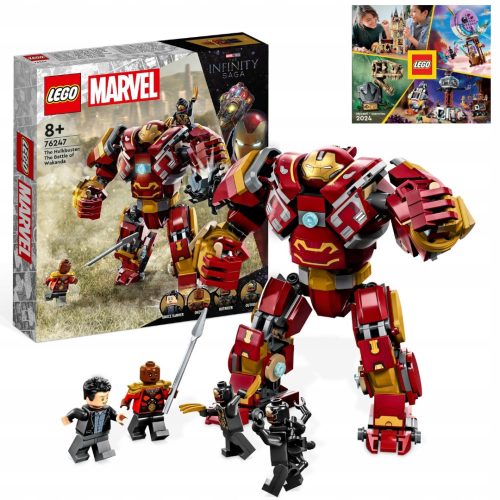  LEGO Super Heroes 76247 Hulkbuster: Battle for Wakanda + LEGO КАТАЛОГ 2024 НОВО