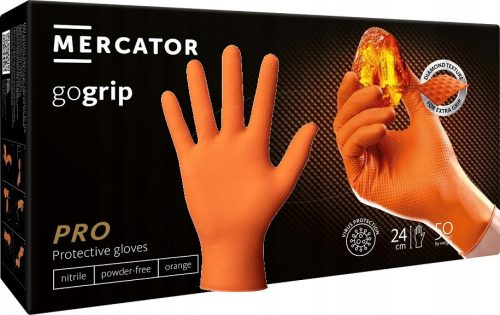 Mercator Medical GOGRIP Orange размер 8 - М 25 чифта