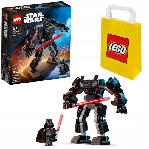  Lego STAR WARS 75368 Механизмът на Дарт Вейдър + LEGO хартиена торбичка 6315786 жълта 24x8x18 cm