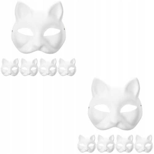 Котешка маска за лице Halloween Masks Fox Base 10 бр