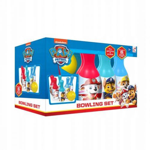 Боулинг игра- Комплект за боулинг Nickelodeon Paw Patrol + класически стикери Ranok-Creative 1 бр.