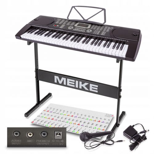  Клавиатура Meike keyboard MK-2089 61kl захранване с батерии