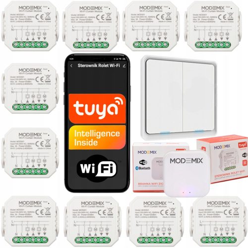 10x КОНТРОЛЕР ЗА РОЛЕТНИ ЩУРНИ + ПРЕВКЛЮЧВАТЕЛ + ZIGBEE GATEWAY