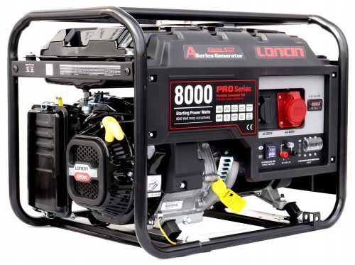 Преносим трифазен генератор LONCIN 6500 W бензин