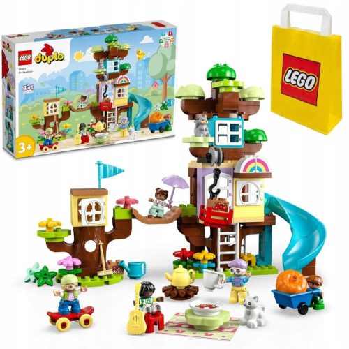  LEGO Duplo 10993 Къща на дървото 3 в 1 + LEGO хартиена торбичка