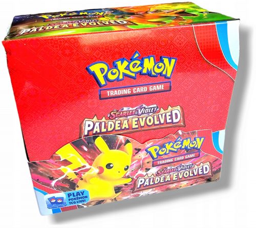  Pokemon карти PALDEA EVOLVED BOX 396 карти BIG HP