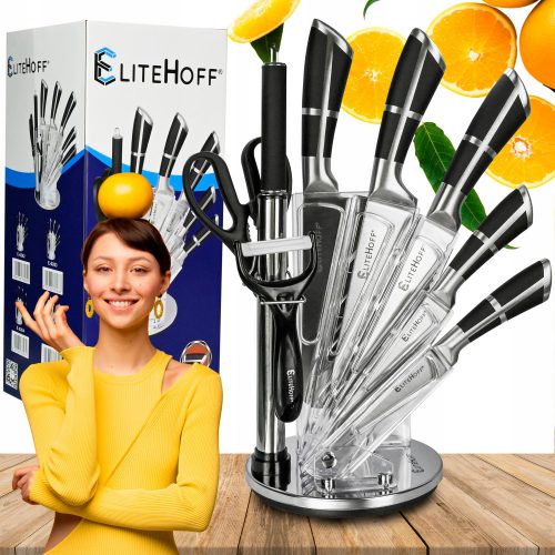 Комплект ножове - Комплект ножове в блок MASTER KITCHEN PRO KITCHEN TOOLS 2023 PRO 5 бр.