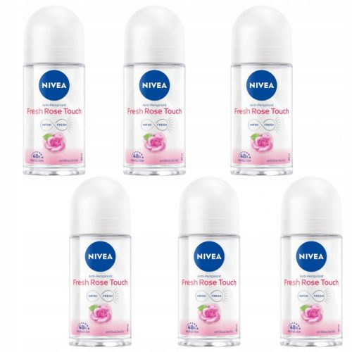  NIVEA Rose Touch Рол-он против изпотяване 50мл х 6 бр