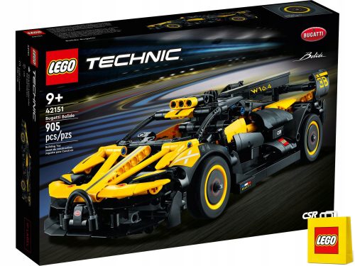  LEGO Technic Bugatti Bolid 42151 + VP Хартиена торба LEGO 6315794 Голям