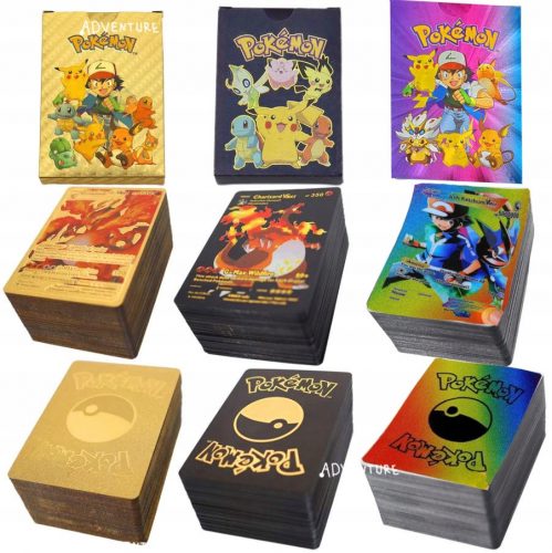  КОМПЛЕКТ ЗЛАТНИ КАРТИ POKEMON 55 КОЛЕКЦИОНЕРА + 2 други продукта