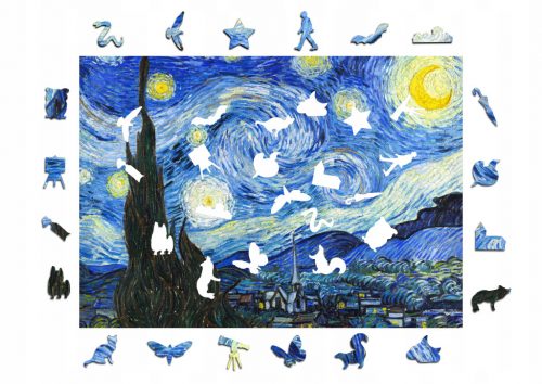  Дървен пъзел А3 Van Gogh Starry Night 300 части