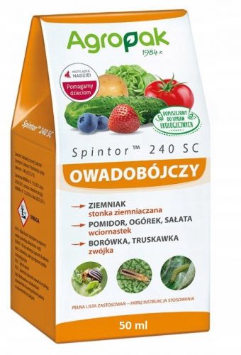 Препарат за растителна защита - SPINTOR 240 SC 50 ml wciornastek стрък Agropak