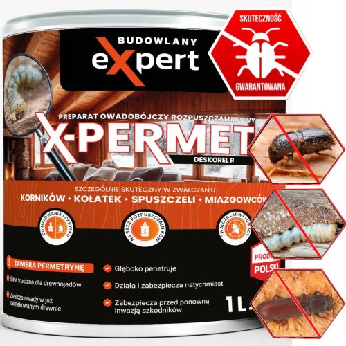  Препарат против дървесни червеи Construction Expert X-Permet 1л