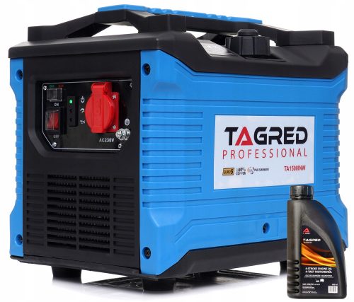 Преносим монофазен бензинов генератор Tagred 1200 W