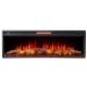 Камина за вграждане с функция отопление, електрическа ArtiFlame черна 1600 W 129.5 x 42.5 x 22.5 cm