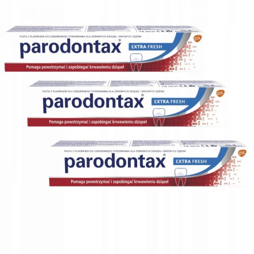  3x Паста за зъби Parodontax Extra Fresh 75 мл