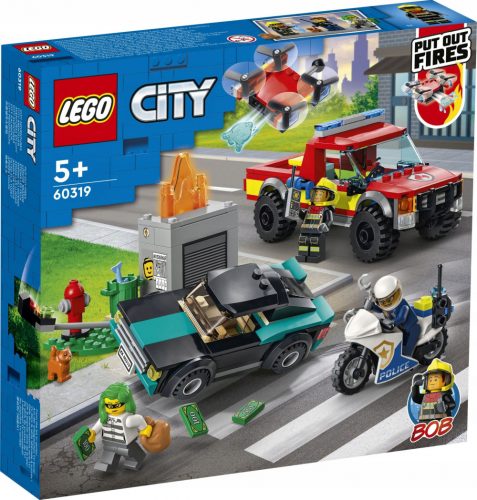  LEGO City 60319 Пожарна операция и полицейско преследване