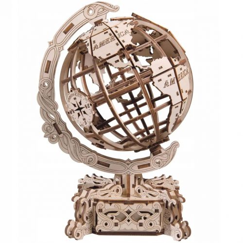  Wooden.City Globe 3D модел пъзел