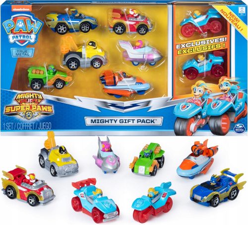  Paw Patrol Gift 8 превозни средства Mighty Pups 6054648