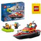  LEGO City 60373 Пожарна лодка + LEGO хартиена торба