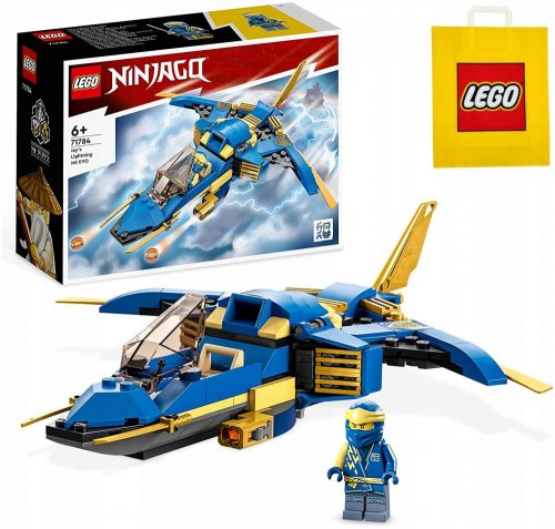  LEGO Ninjago Jay's EVO Supersonic Jet 71784 + LEGO Paper Bag 001-2021-2022-2023-2024