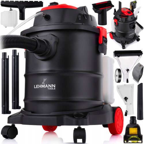  Перяща прахосмукачка Lehmann UltraWash 2000 W, черна