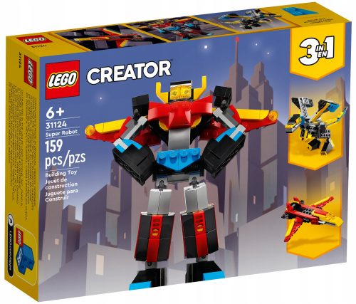  LEGO Creator 326547 LEGO CREATOR 31124 СУПЕР РОБОТ ТРАНСФОРМАТОРИ 3В1