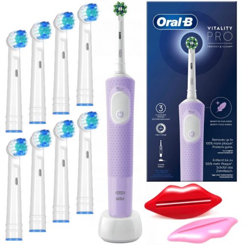  Комплект лилава електрическа четка за зъби Oral-B Vitality Pro D103