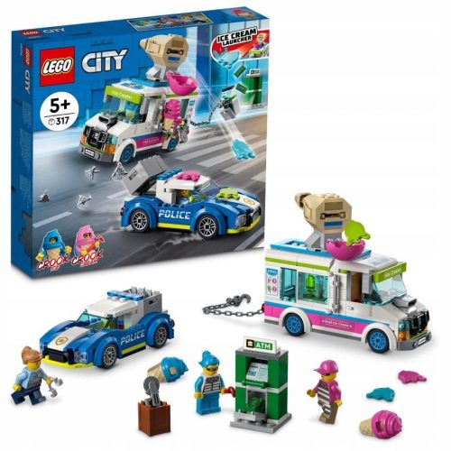  LEGO City 60314 Полицейско преследване на сладоледеното микробусче