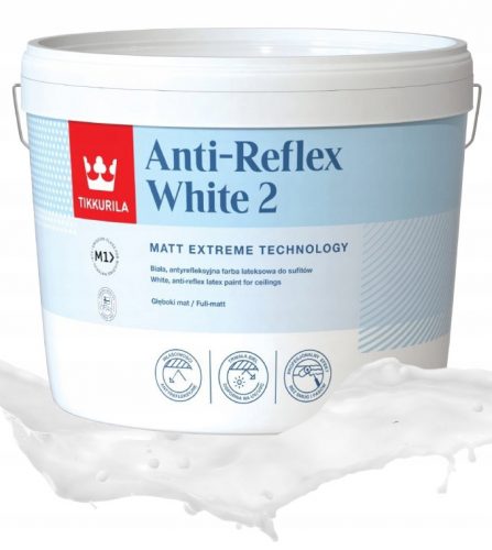 Цвят Tikkurila Anti-Reflex White 2 10л